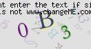 This image contains a scrambled text, it is using a combination of colors, font size, background, angle in order to disallow computer to automate reading. You will have to reproduce it to post on my homepage